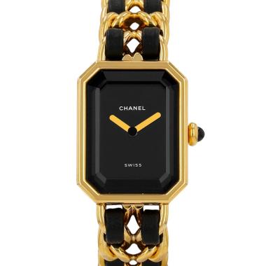 Orologio Chanel Première taglia M  in oro placcato Circa 1990