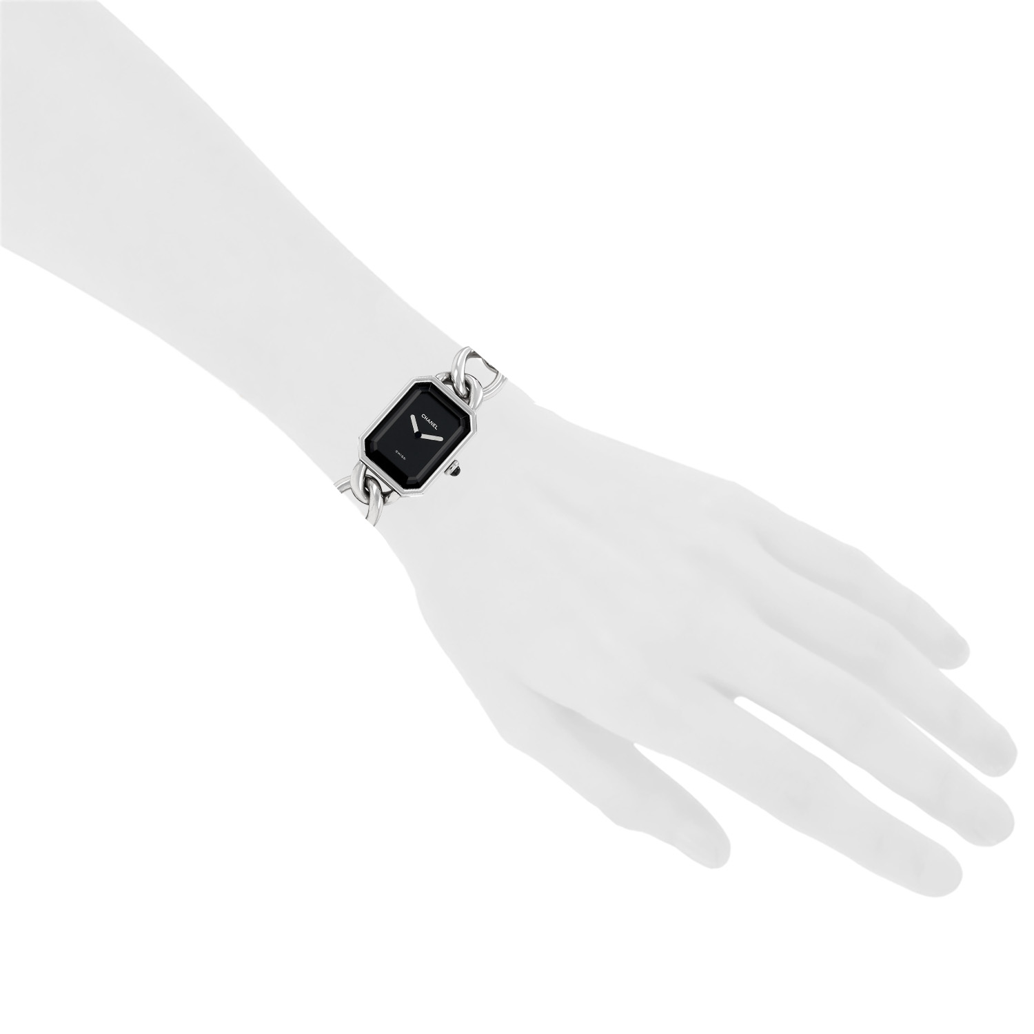 Reloj Chanel Première talla XL  de acero Circa 1990 - Detail D1