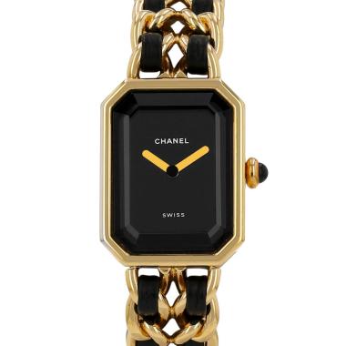 Orologio Chanel Première taglia M  in oro placcato Circa 1990