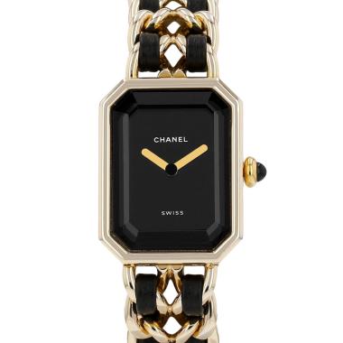 Orologio Chanel Première taglia M placcato in oro, intorno al 1990