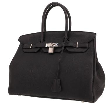 Hermès  Birkin 35 cm handbag  in black togo leather