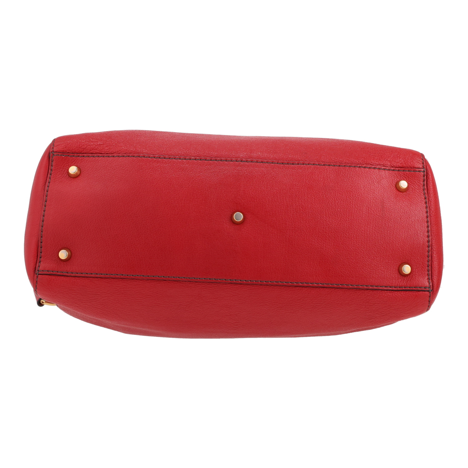Bolso Cabás Dior   en cuero rojo - Detail D1