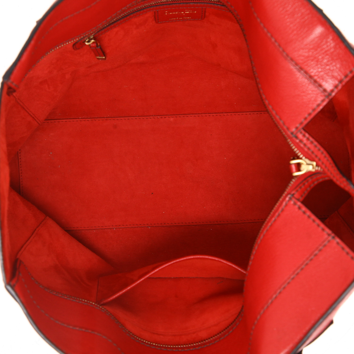 Bolso Cabás Dior   en cuero rojo - Detail D3