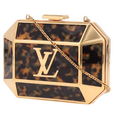 Pochette Louis Vuitton in metallo dorato
