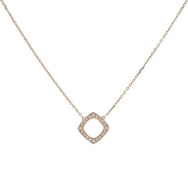 Dinh Van Impressions necklace in pink gold and diamonds