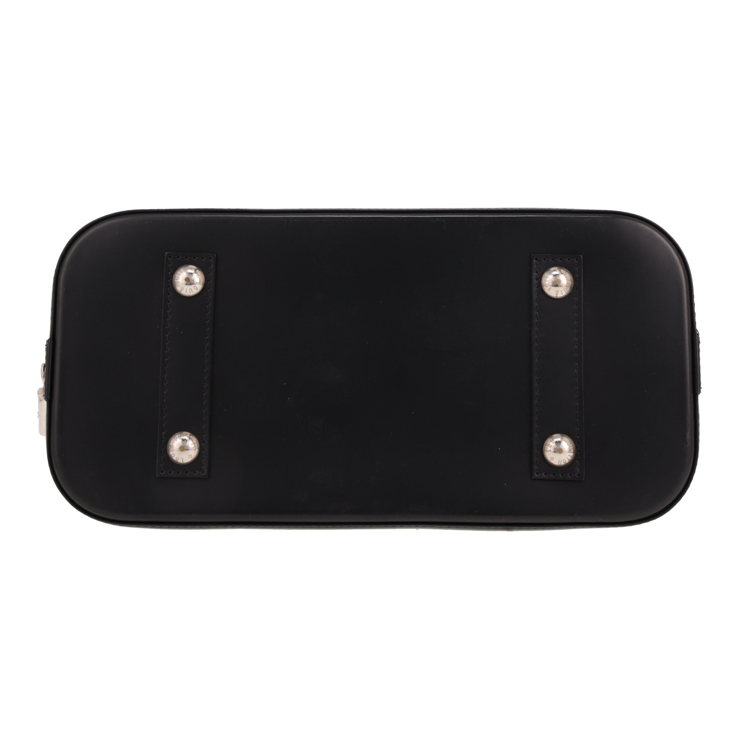 Bolso de mano Louis Vuitton  Alma modelo pequeño  en cuero Epi negro - Detail D1