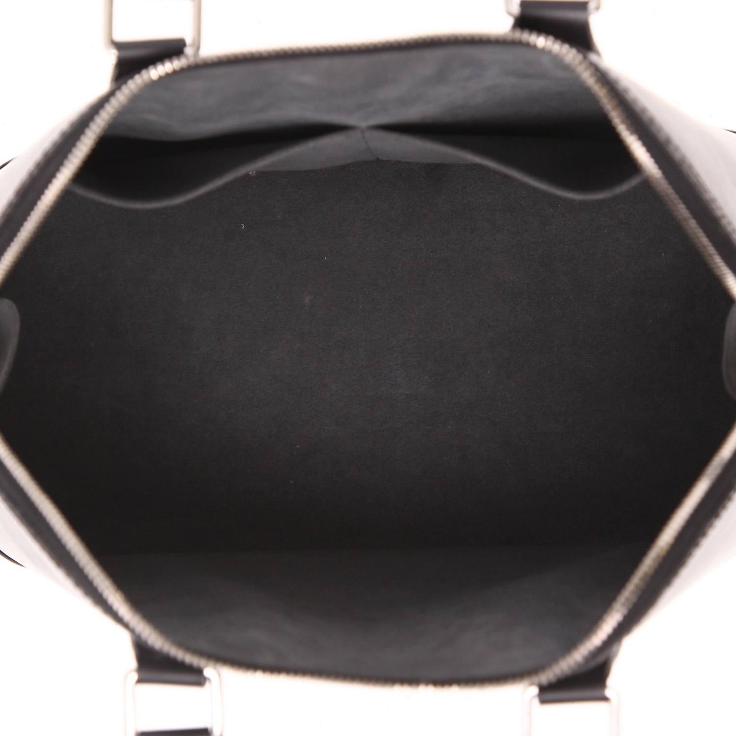 Louis Vuitton  Alma small model  handbag  in black epi leather - Detail D3