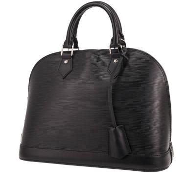Sac à main Louis Vuitton  Alma petit modèle  en cuir épi noir