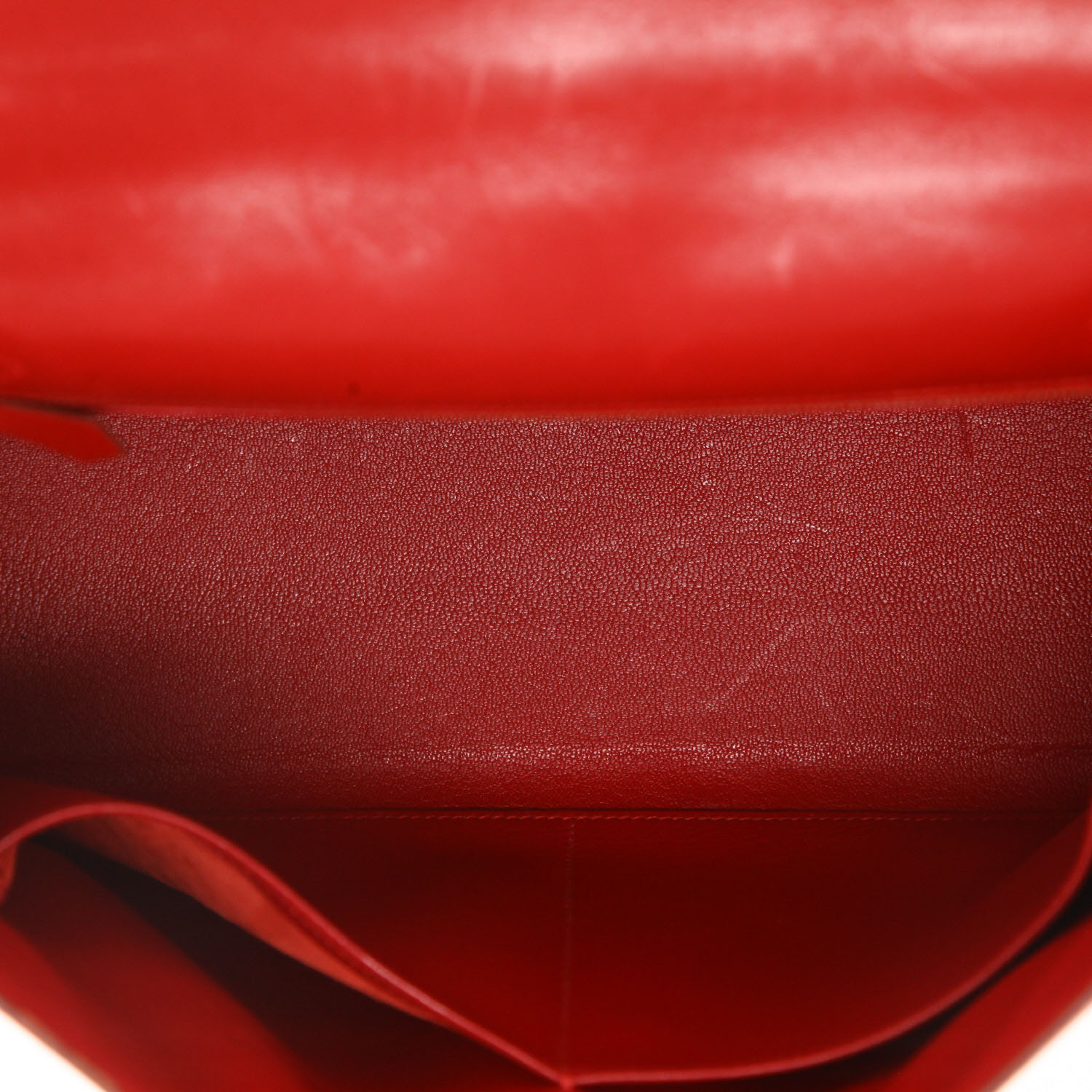 Borsa Hermès  Kelly 32 cm in pelle box rosso Vif - Detail D3
