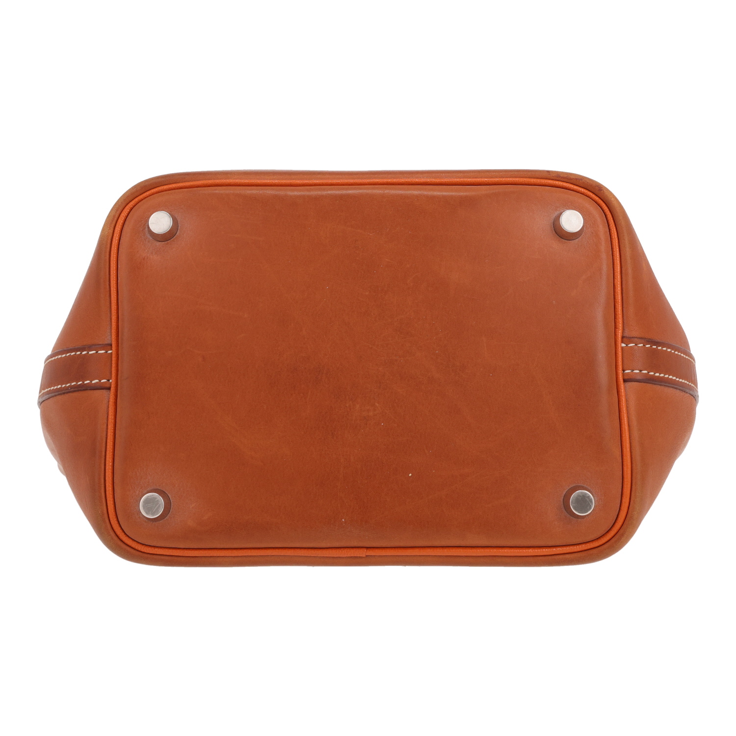 Bolso de mano Hermès «Picotin» de 18 cm, de piel Barénia Fauve - Detail D1