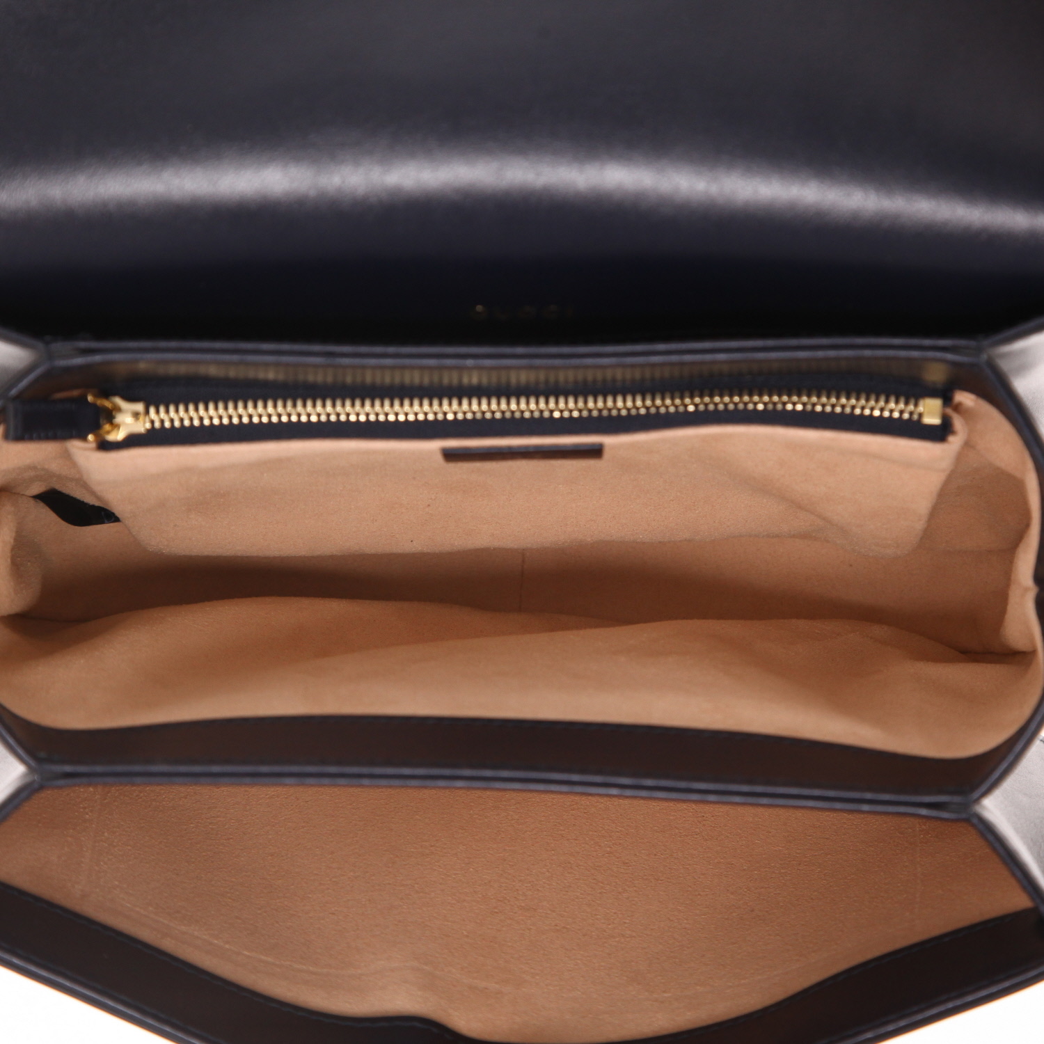Borsa Gucci 1955 Horsebit in pelle blu - Detail D3