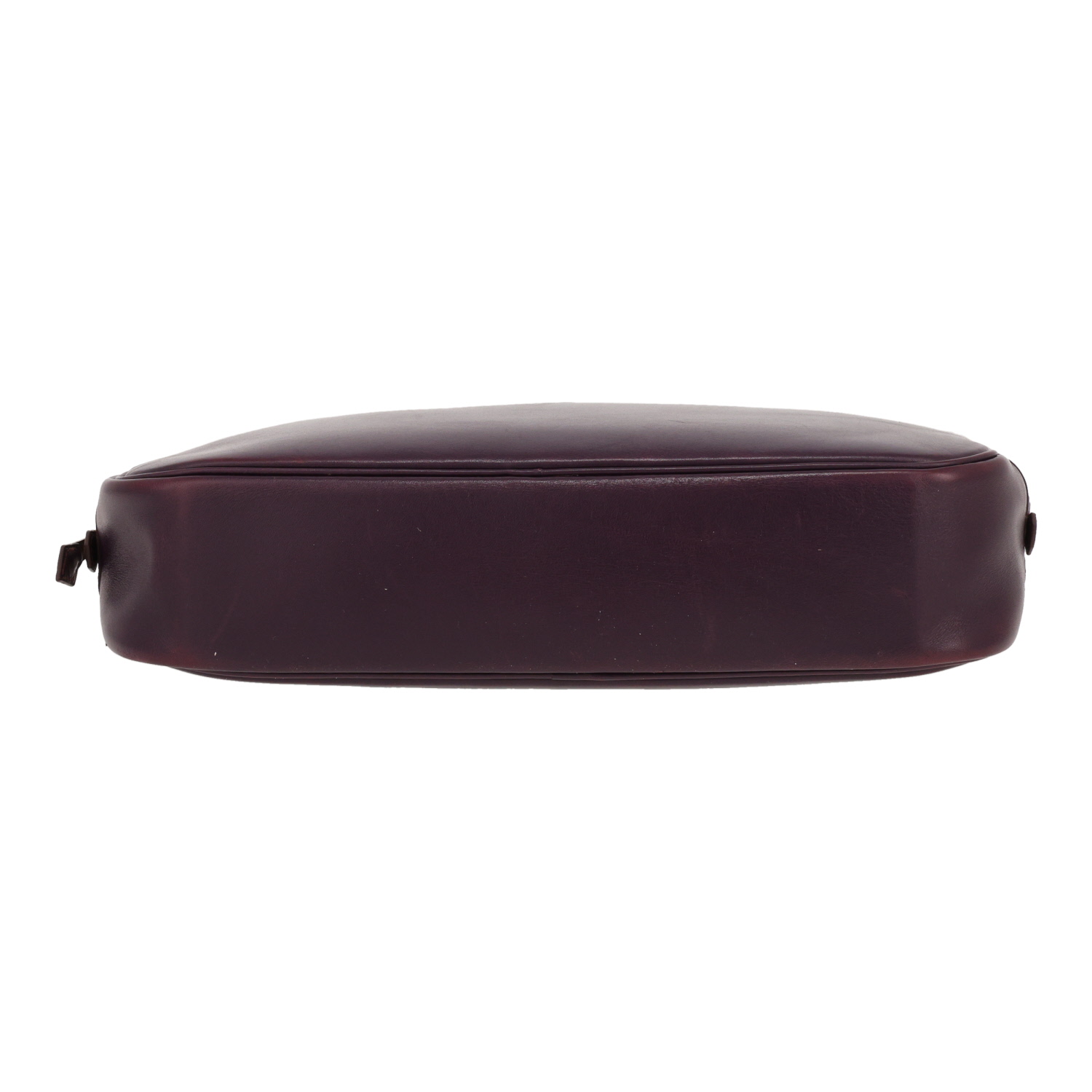 Hermès Plume Elan handbag in Raisin purple box calf leather - Detail D1