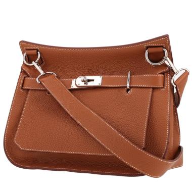 Sac besace Hermès  Jypsiere 31 cm en cuir togo gold
