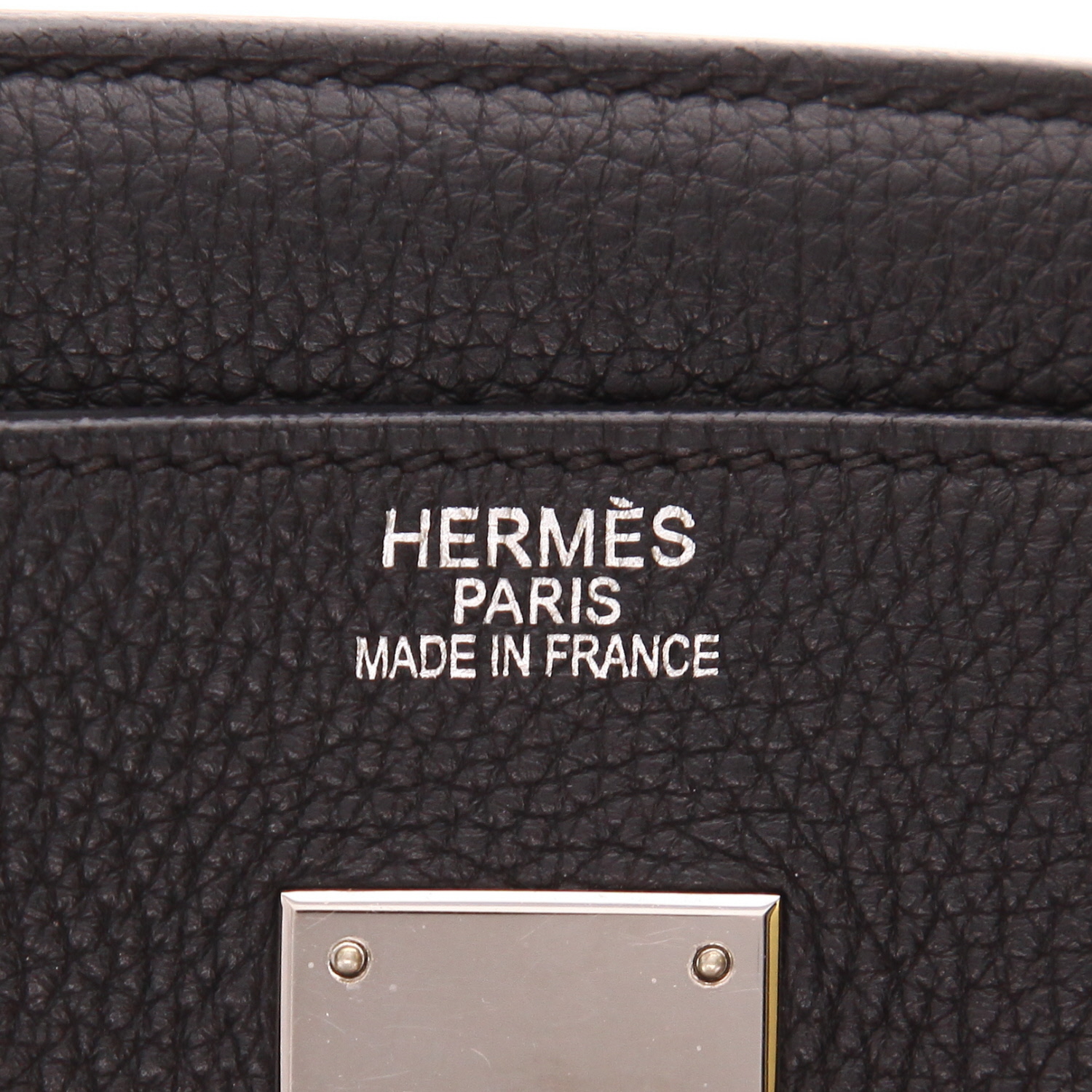 Borsa Hermès  Birkin 40 cm in pelle togo nera - Detail D2