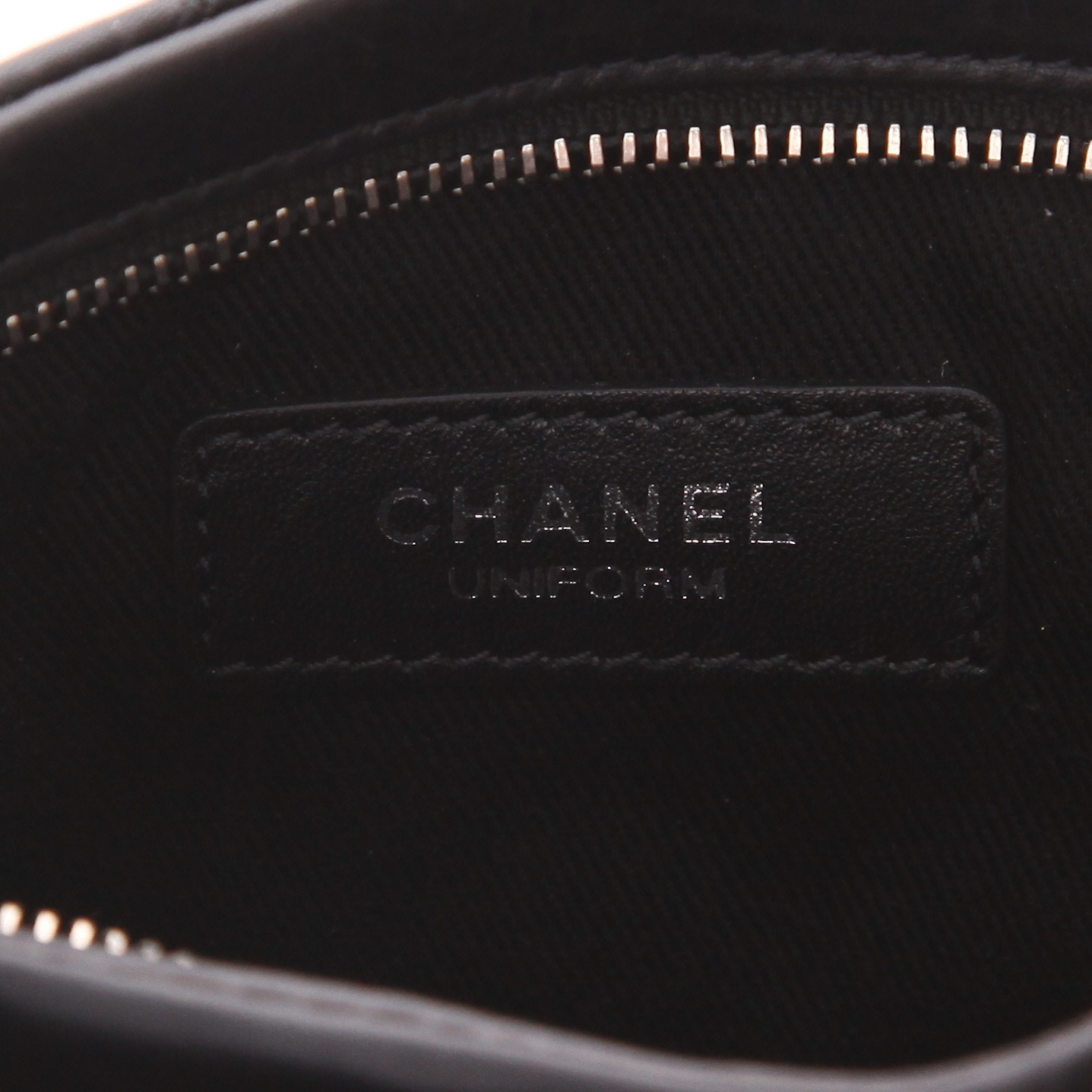 Borsa a tracolla Chanel   in pelle trapuntata nera - Detail D2