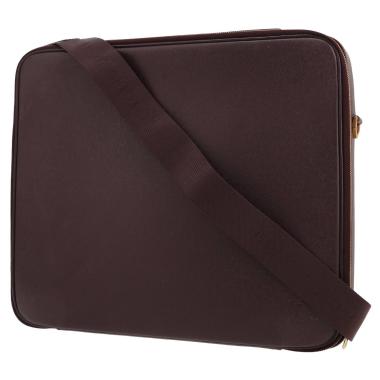 Porta-documentos Louis Vuitton   en cuero taiga marrón