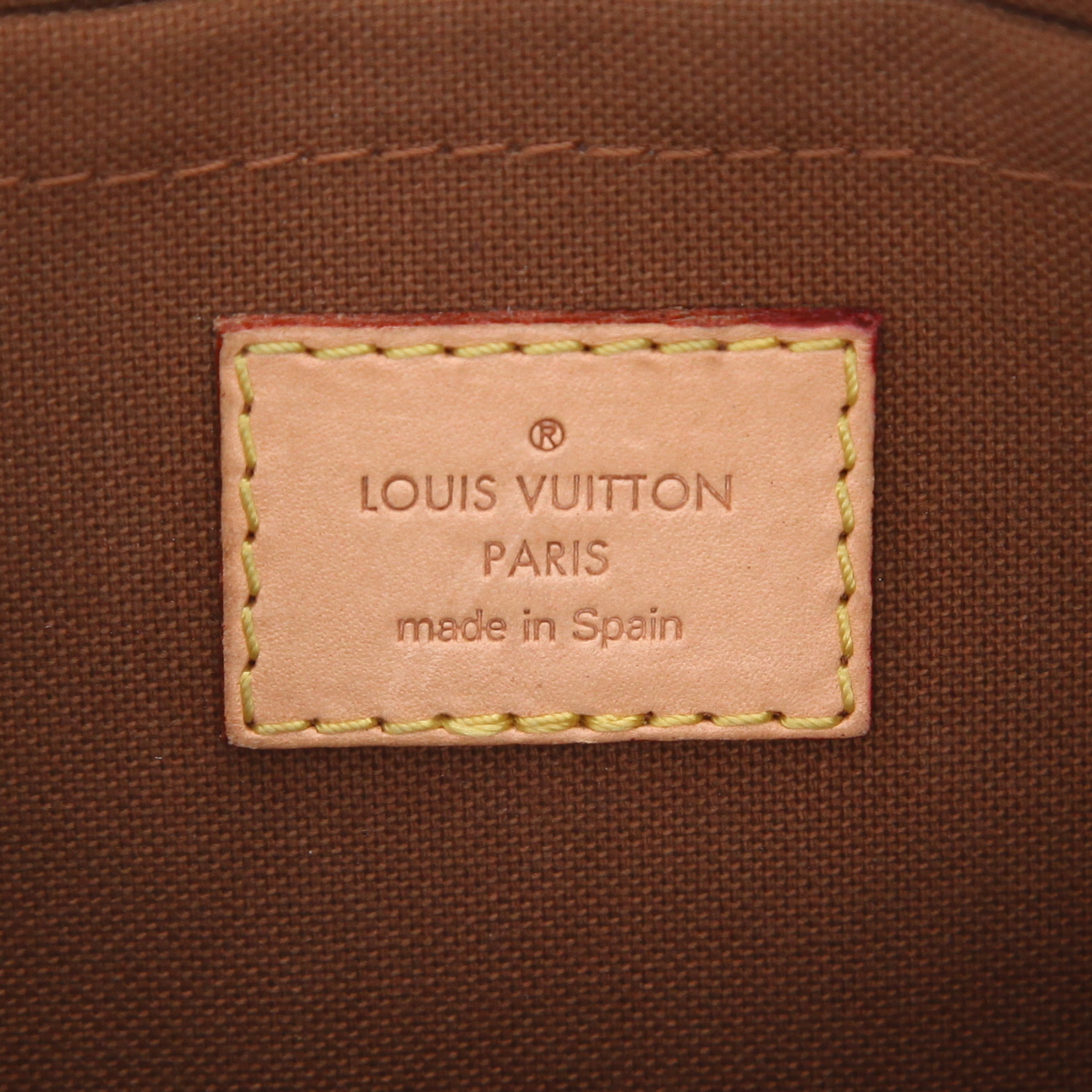 Bolso bandolera Louis Vuitton  Multi-Pochette en lona Monogram marrón y cuero natural - Detail D2