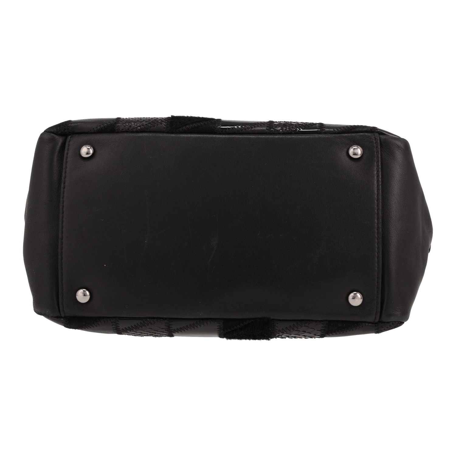 Borsa Chanel  Vintage in pelle nera - Detail D1