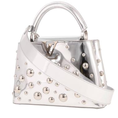 Louis Vuitton  Capucines BB handbag  in silver leather