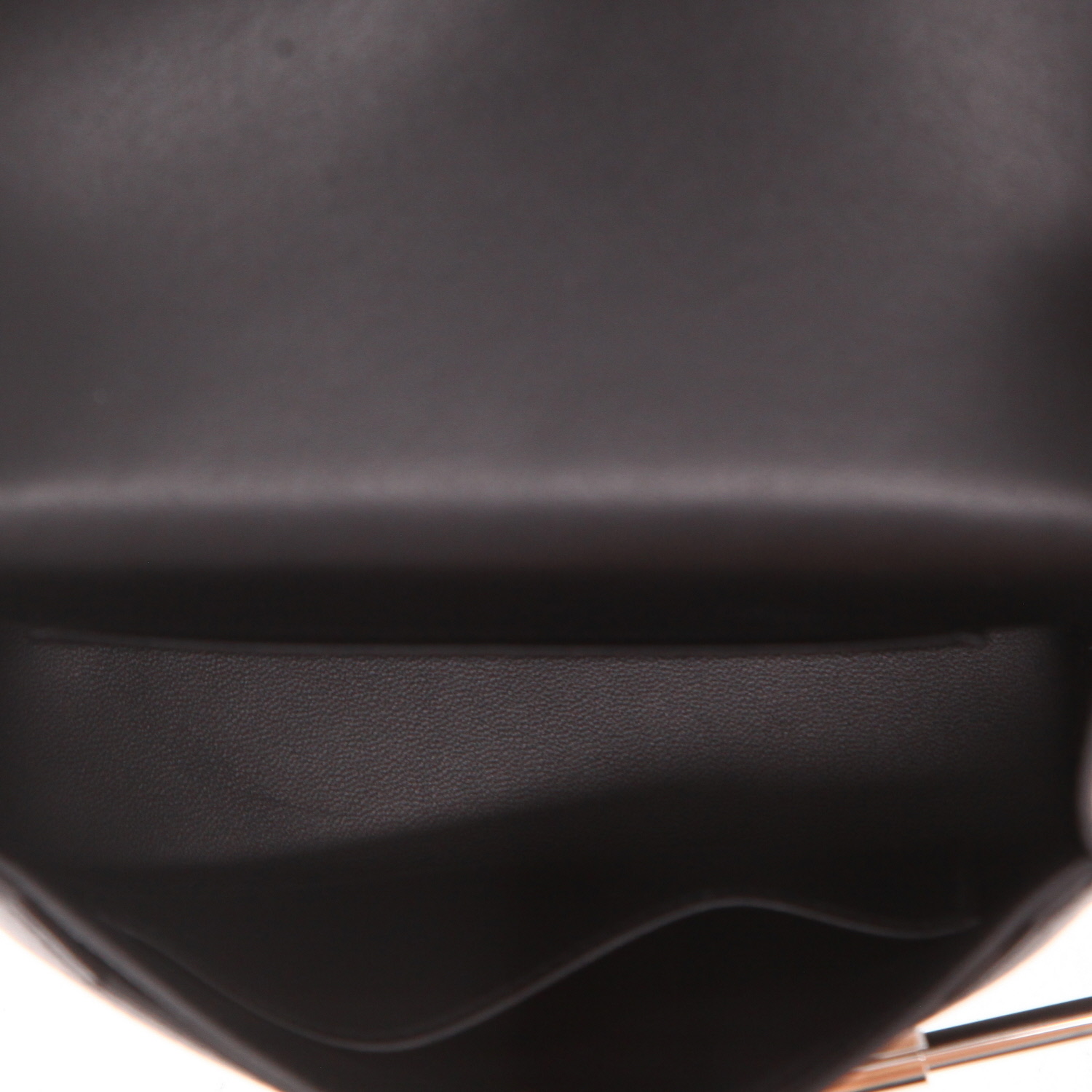 Hermès shoulder bag  Black Mysore leather Verrou - Detail D3