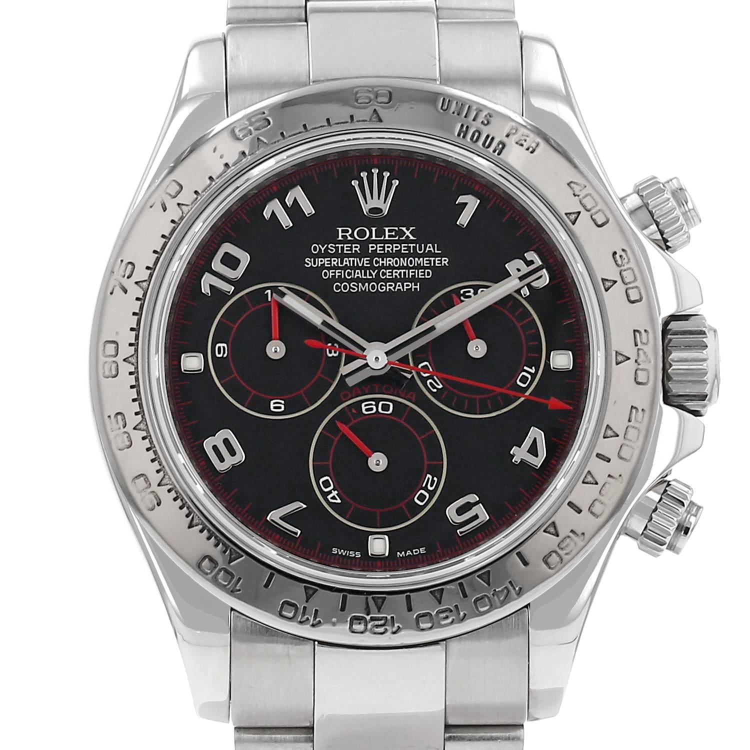 Montre Rolex Daytona Automatique en or blanc Ref: Rolex - 116509 Vers