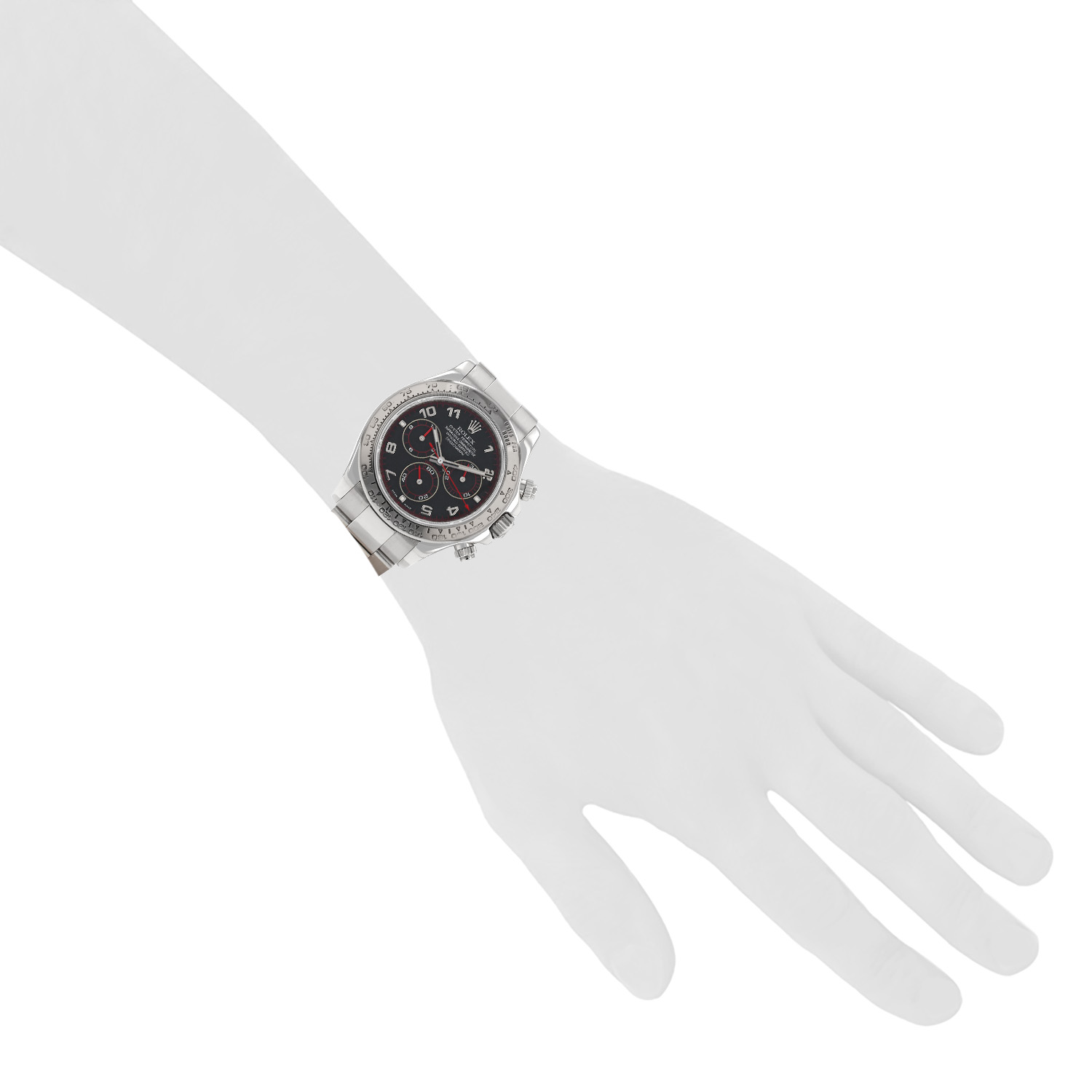 Orologio Rolex Daytona Automatique in oro bianco Ref: Rolex - 116509  - Detail D1
