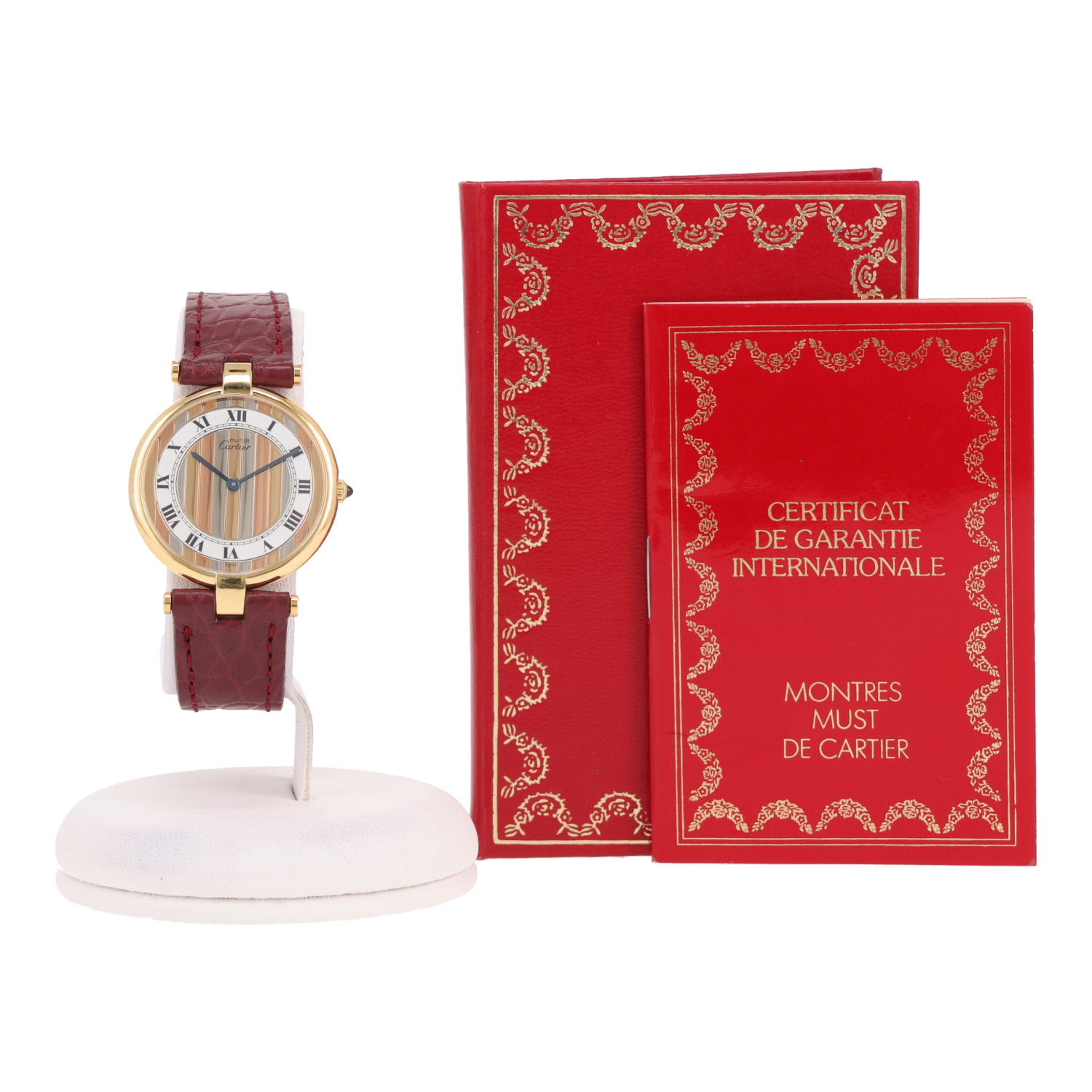 Montre Cartier Must Vendôme en vermeil Ref: Cartier - 17  Vers 1996