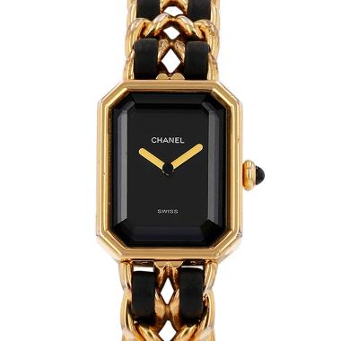 Orologio Chanel Première taglia M  in oro placcato Circa 1990
