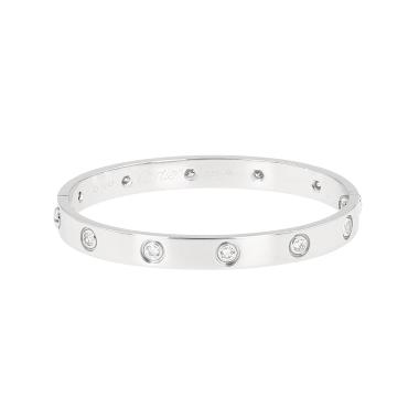Bracelet Cartier Love 10 diamants en or blanc et diamants