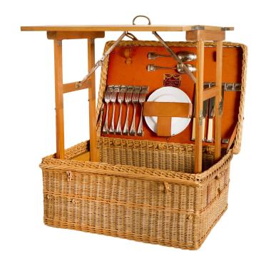 Maleta Goyard  Maleta de mimbre