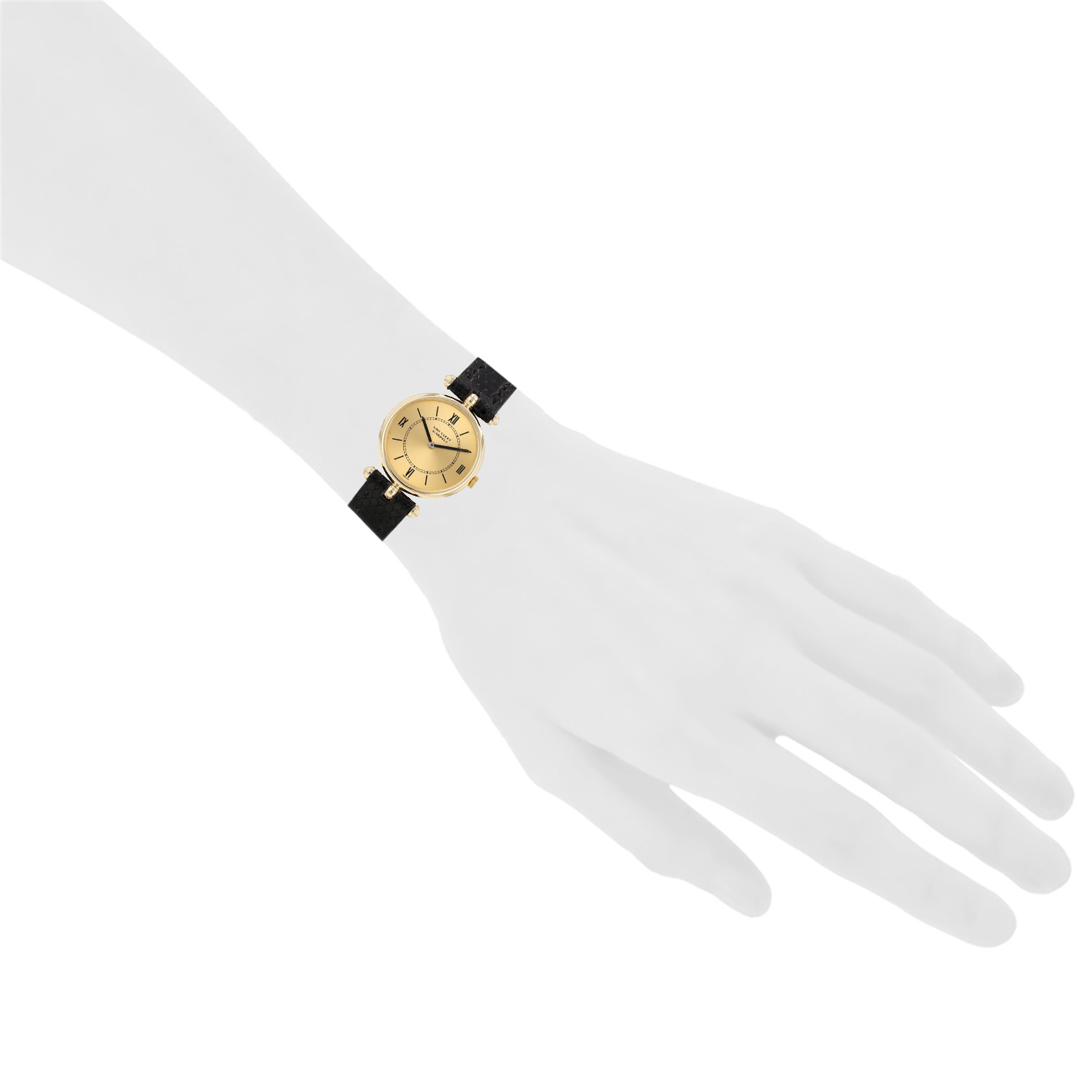 Montre Van Cleef & Arpels La Collection en or jaune Vers 1990 - Detail D1