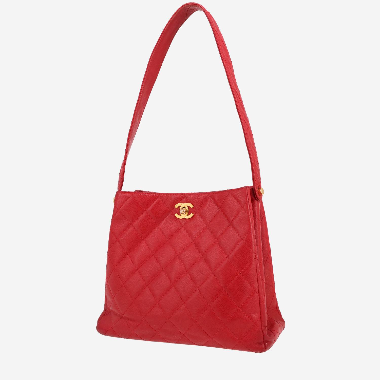 Borsa Chanel  Vintage in pelle trapuntata rossa