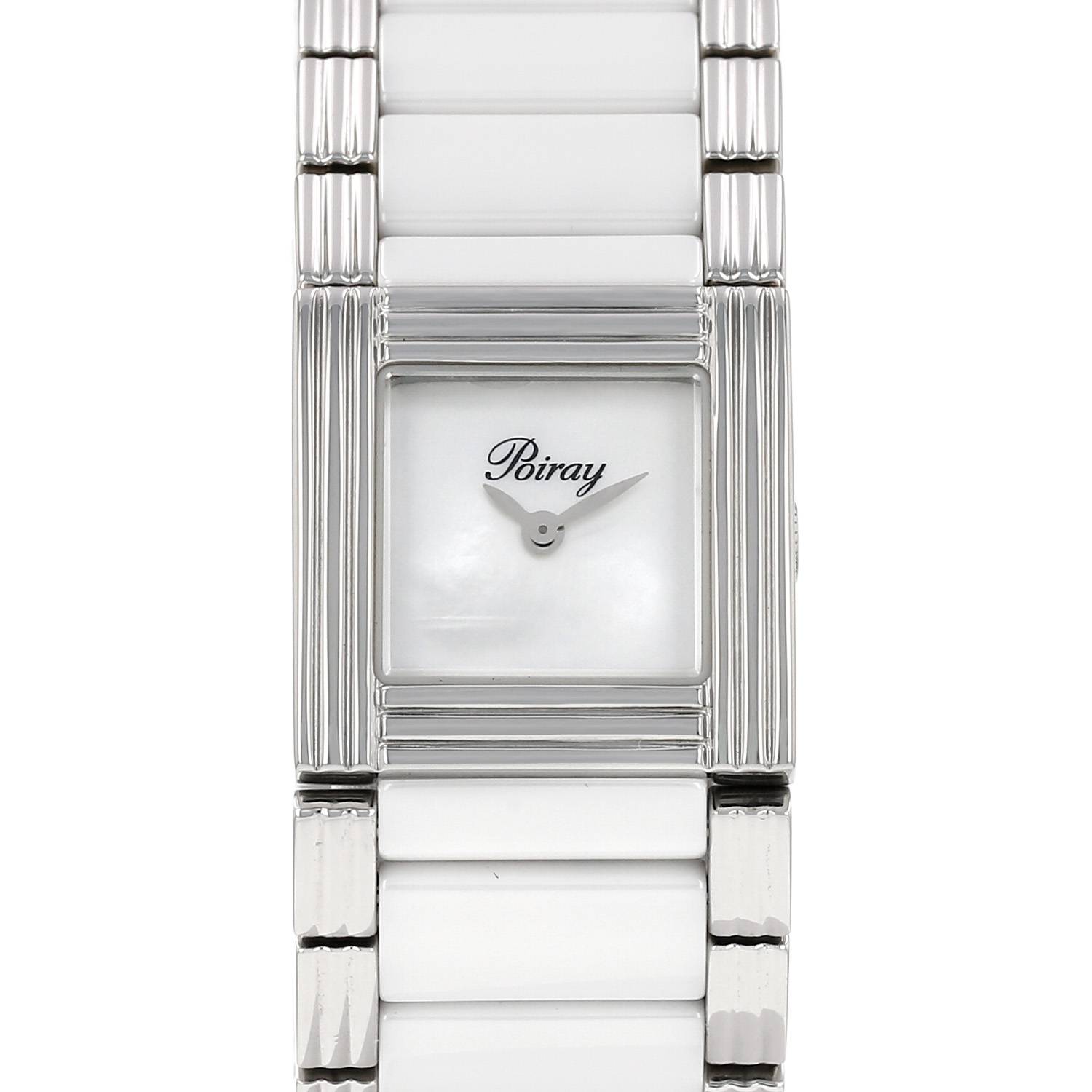 Montre Poiray Ma Première en acier et céramique Vers 2000 Montre Poiray Ma Première en acier et céramique Vers 2000