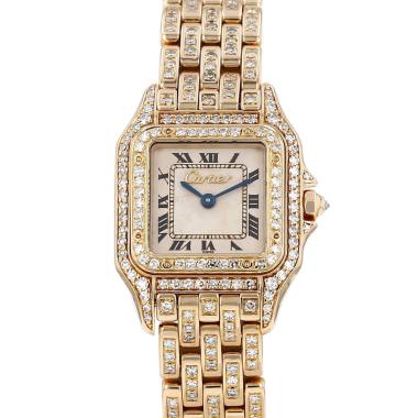 Montre Cartier Panthère en or jaune Ref: Cartier - 8669  Vers 1990