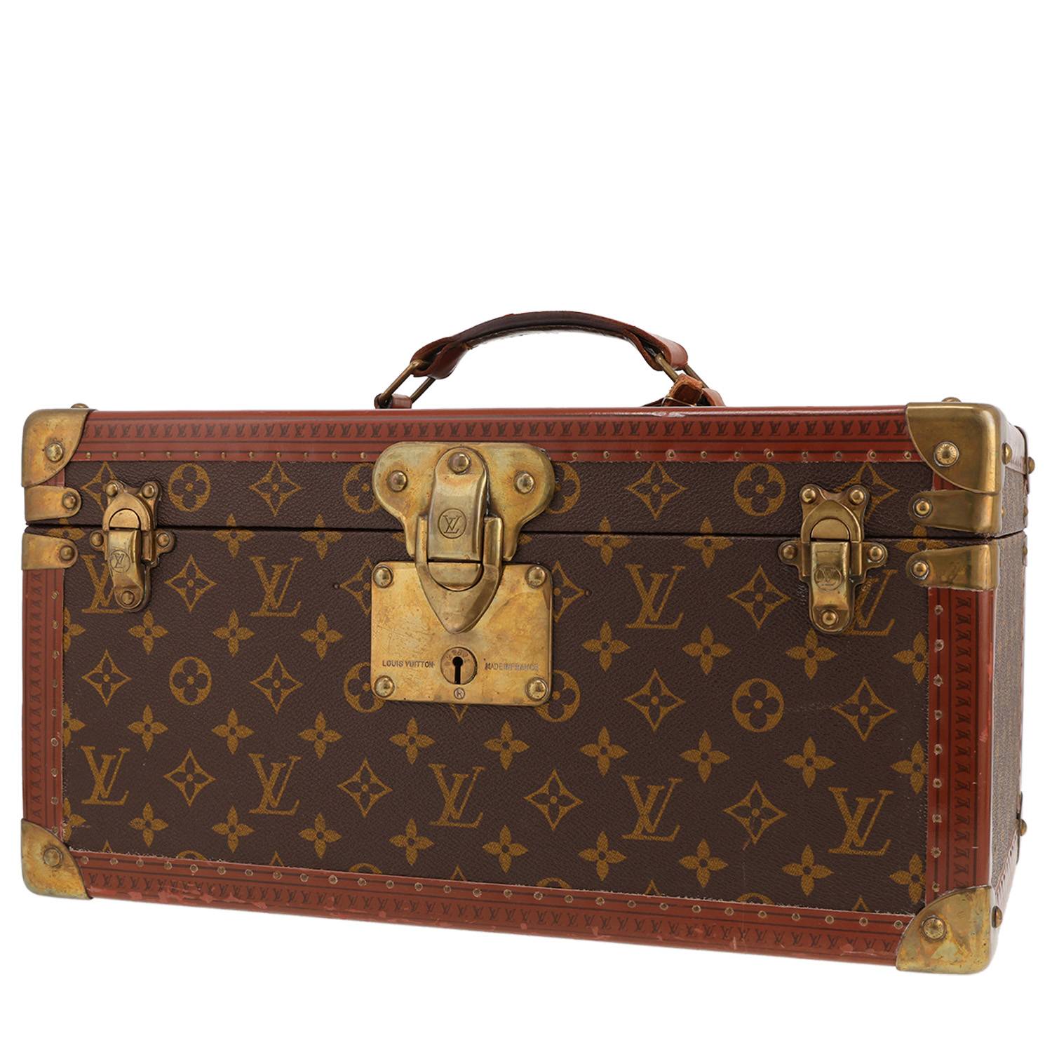 Vanity Louis Vuitton Pharmacie Monogram Marron d’Occasion Vanity Louis Vuitton Pharmacie Monogram Marron d’Occasion