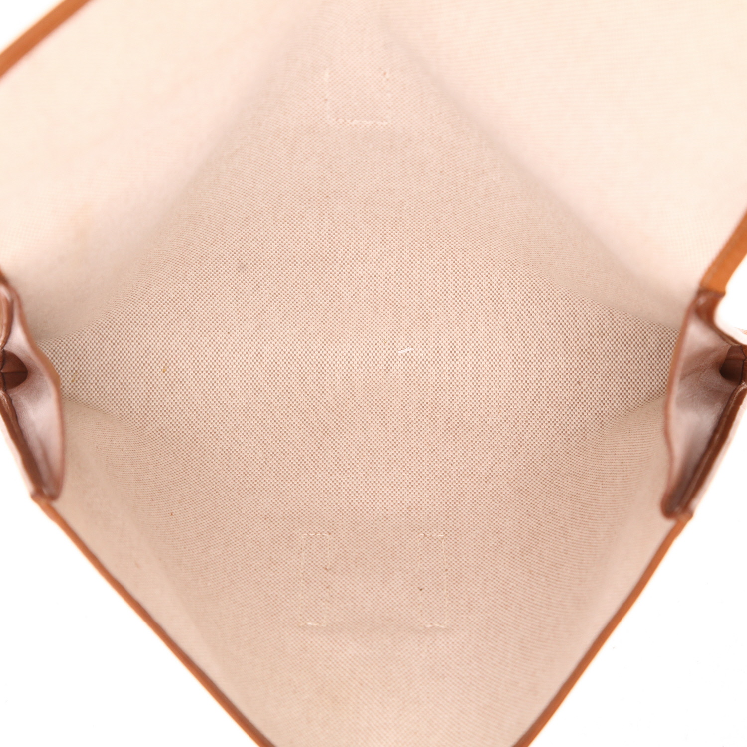 Hermès  Jige pouch  in fawn Barenia leather - Detail D3