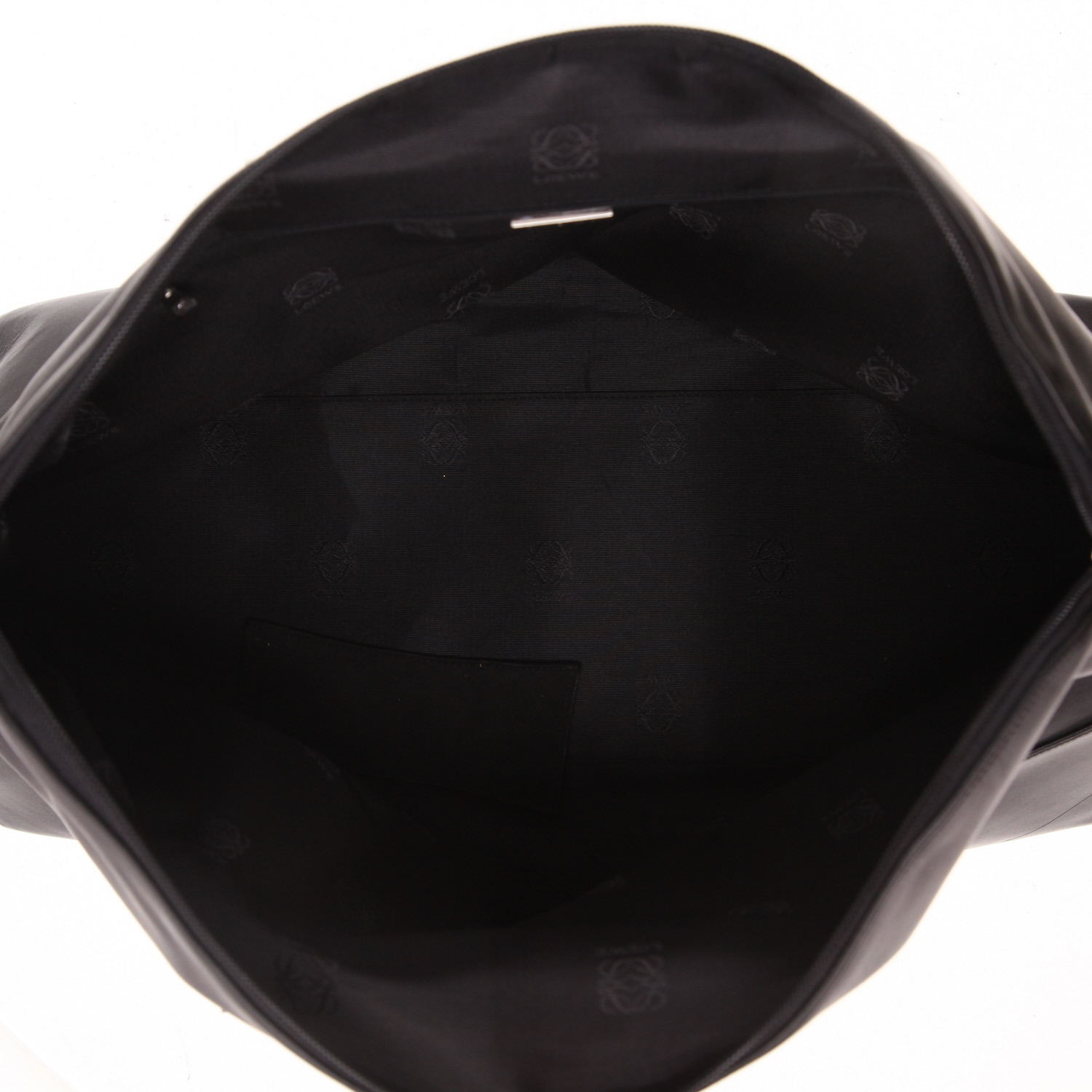 Sac de voyage Loewe  Amazona en cuir noir - Detail D3