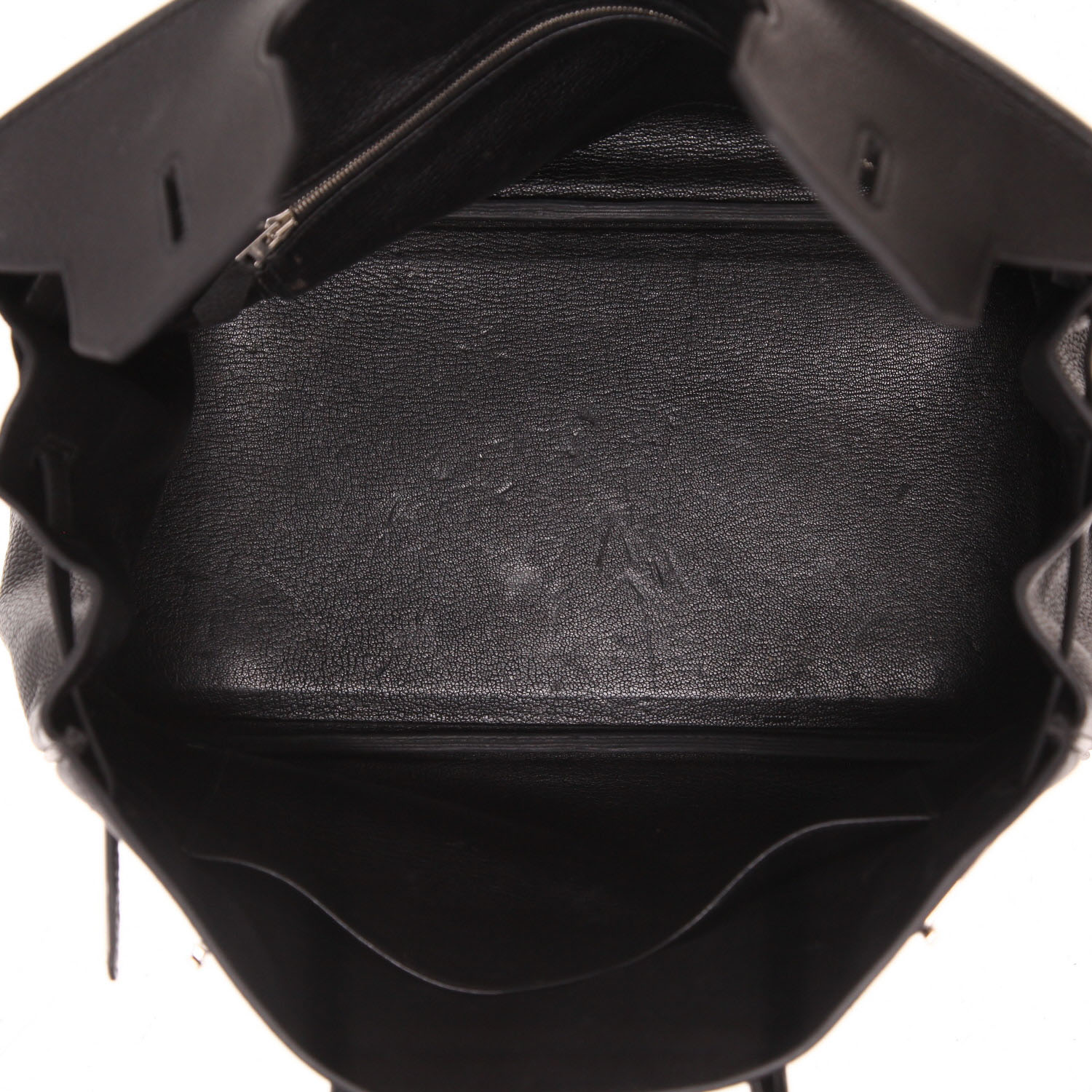 Bolso de mano Hermès  Birkin 35 cm en cuero togo negro - Detail D3