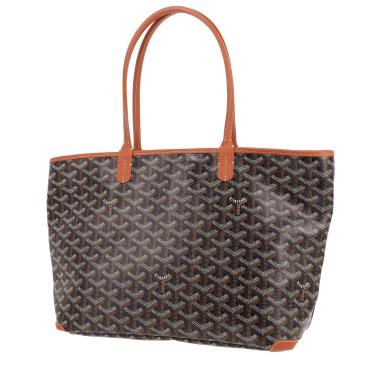 Sac cabas Goyard  Artois en toile Goyardine marron et cuir marron