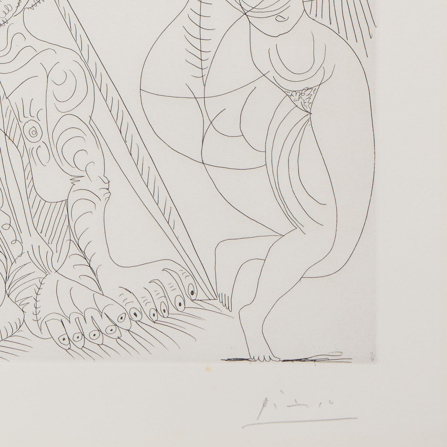 Vieil homme au chapeau tonkinois songeant aux amours des vieux messieurs, La Série 347 - 1968 - Detail D4