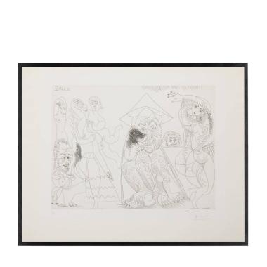 Vieil homme au chapeau tonkinois songeant aux amours des vieux messieurs, from Series 347 - 1968