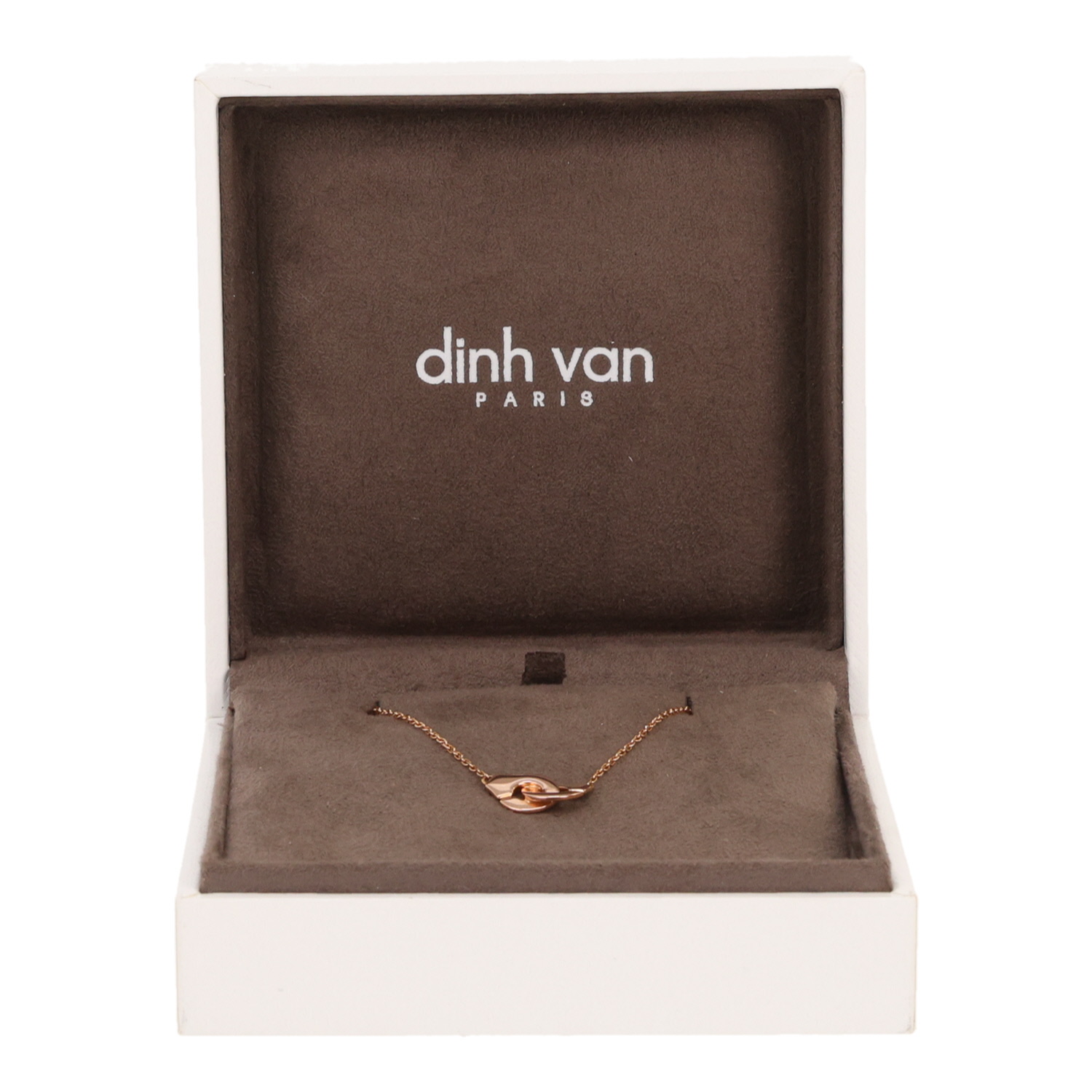 Collar Dinh Van Menottes talla XS de oro rosa - Detail D2