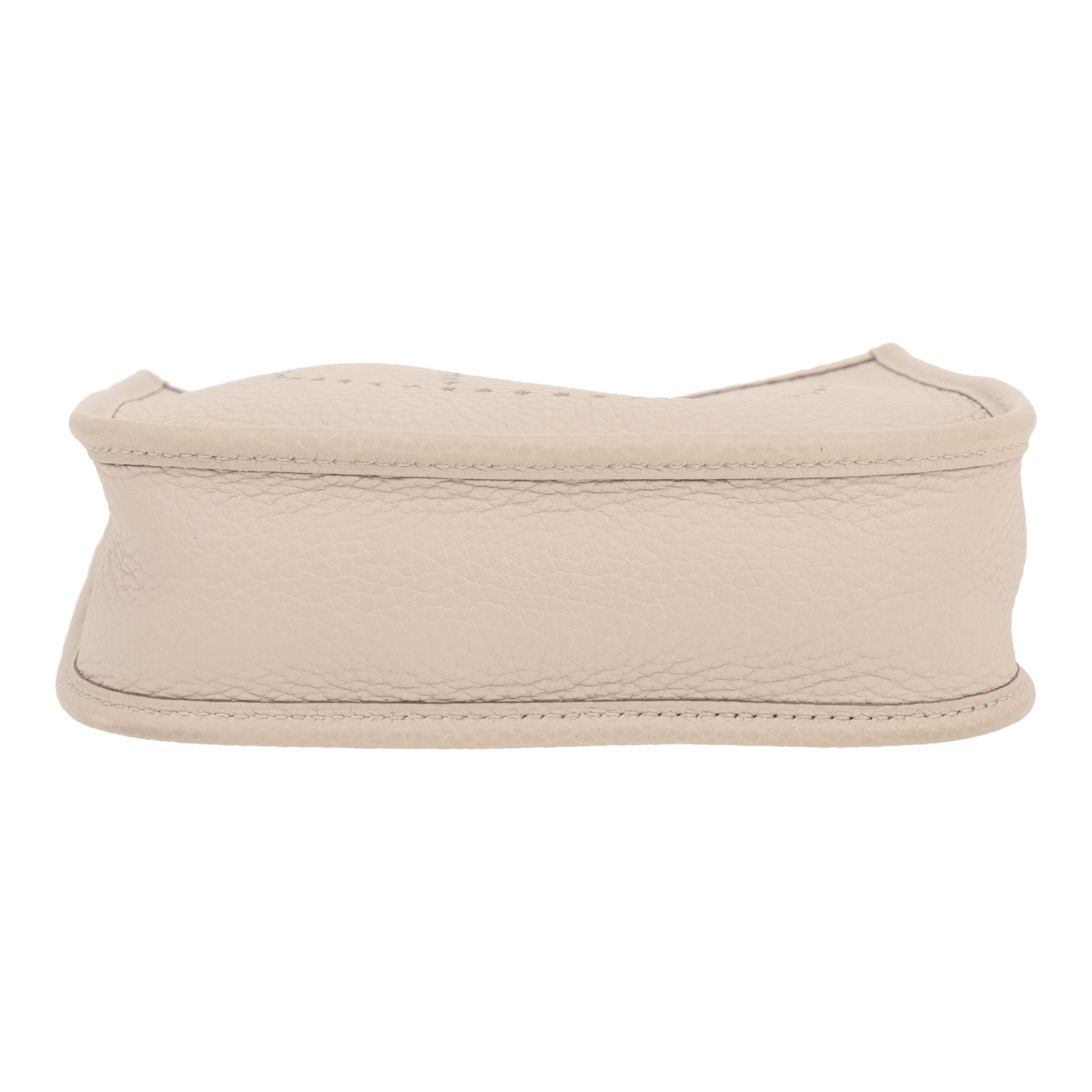 Borsa a tracolla Hermès  Mini Evelyne in pelle togo Gris-Béton - Detail D1