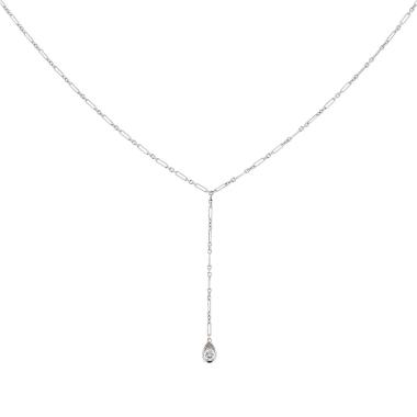Collier Dior Mimioui en or blanc et diamants