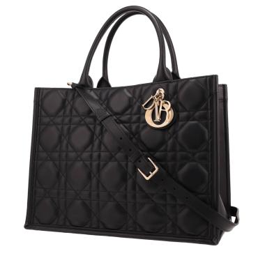 Shopping bag Dior   in pelle cannage nera