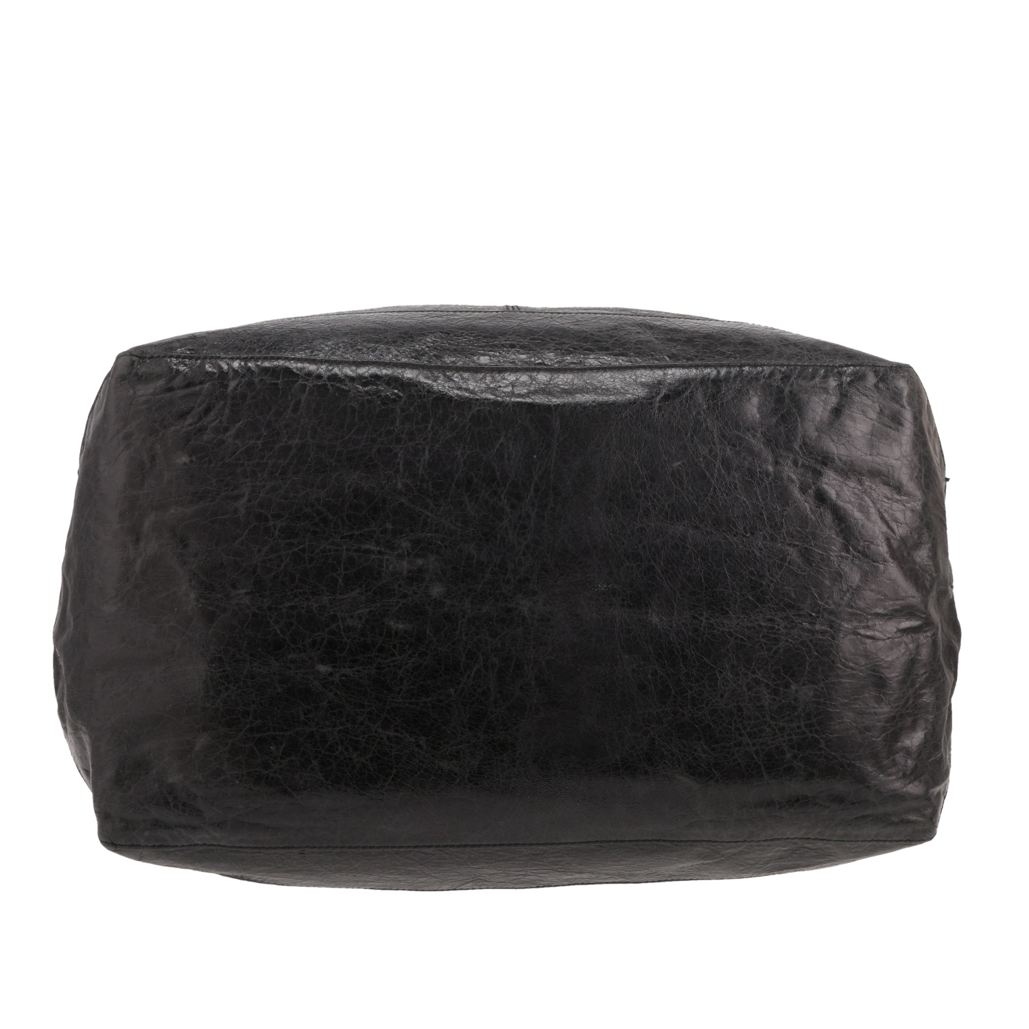 Sac porté épaule Balenciaga  Courrier XL en cuir noir - Detail D1