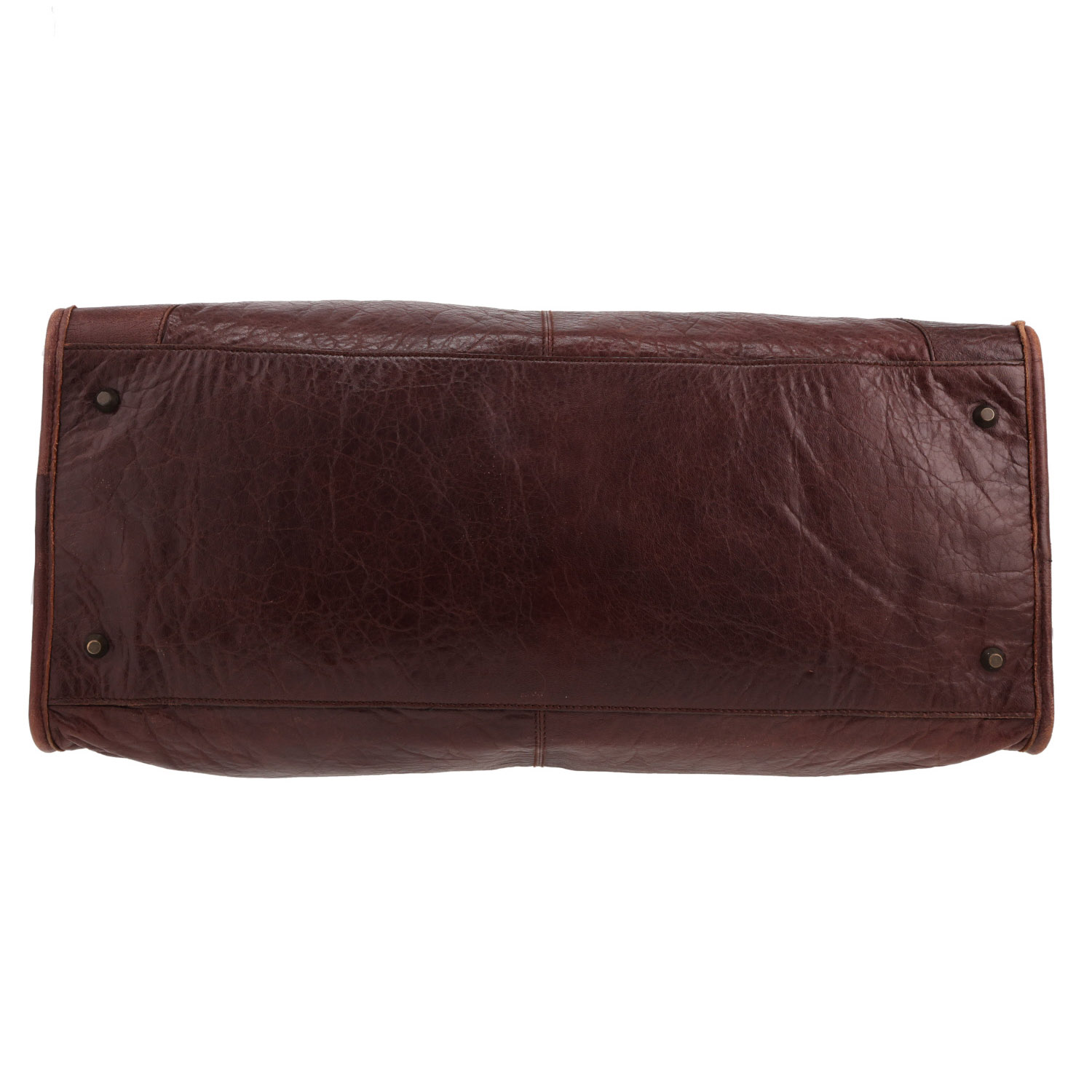 Sac à main Balenciaga  City en cuir vieilli marron - Detail D1