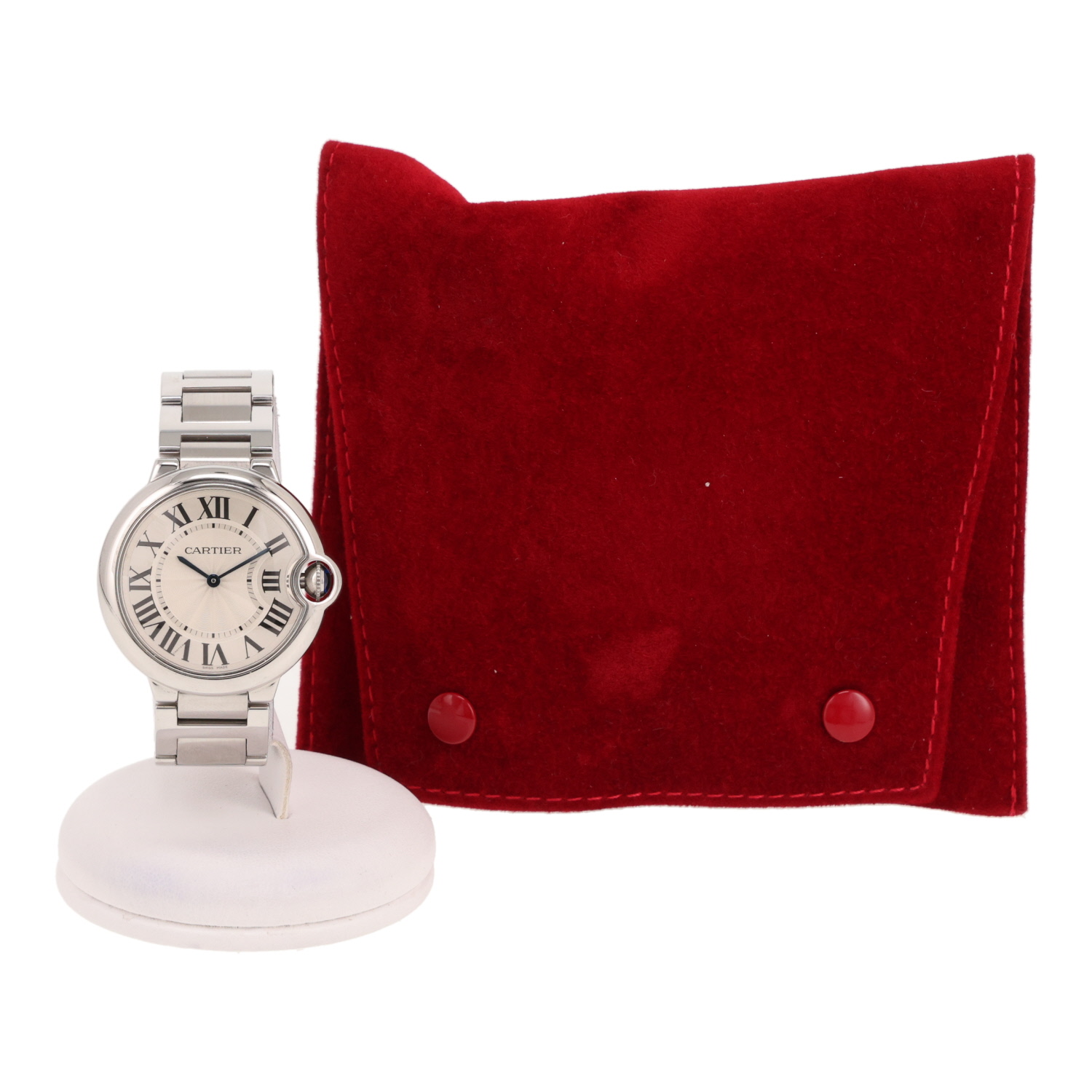 Orologio Cartier Ballon Bleu De Cartier in acciaio Ref: Cartier - 3005  Circa 2000 - Detail D2