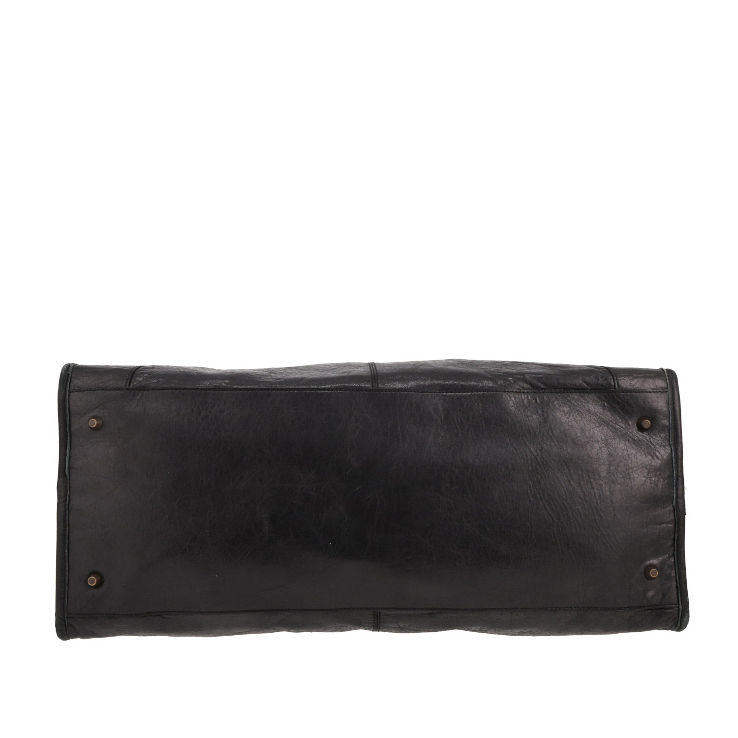 Sac à main Balenciaga  City en cuir vieilli noir - Detail D1