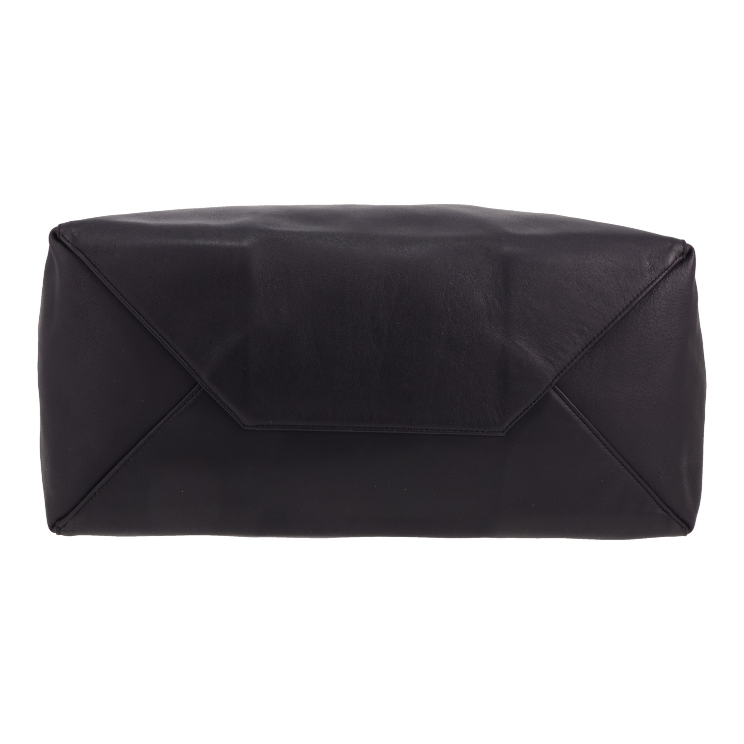 Sac cabas Celine  Horizontal en cuir gris et bleu-marine - Detail D1